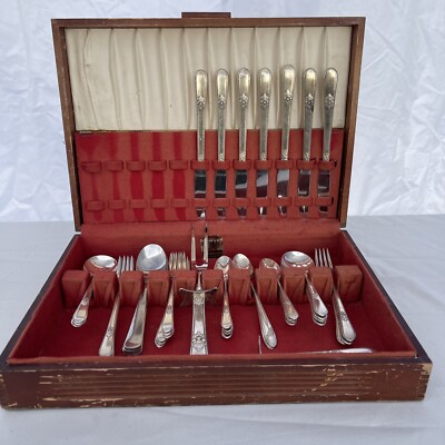 1847 ROGERS BROS For 90 Years America's Finest Plate SET 43 pcs | eBay