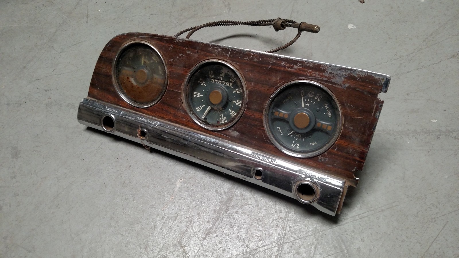 Plymouth Deluxe P15S Instrument cluster 49 50 eBay