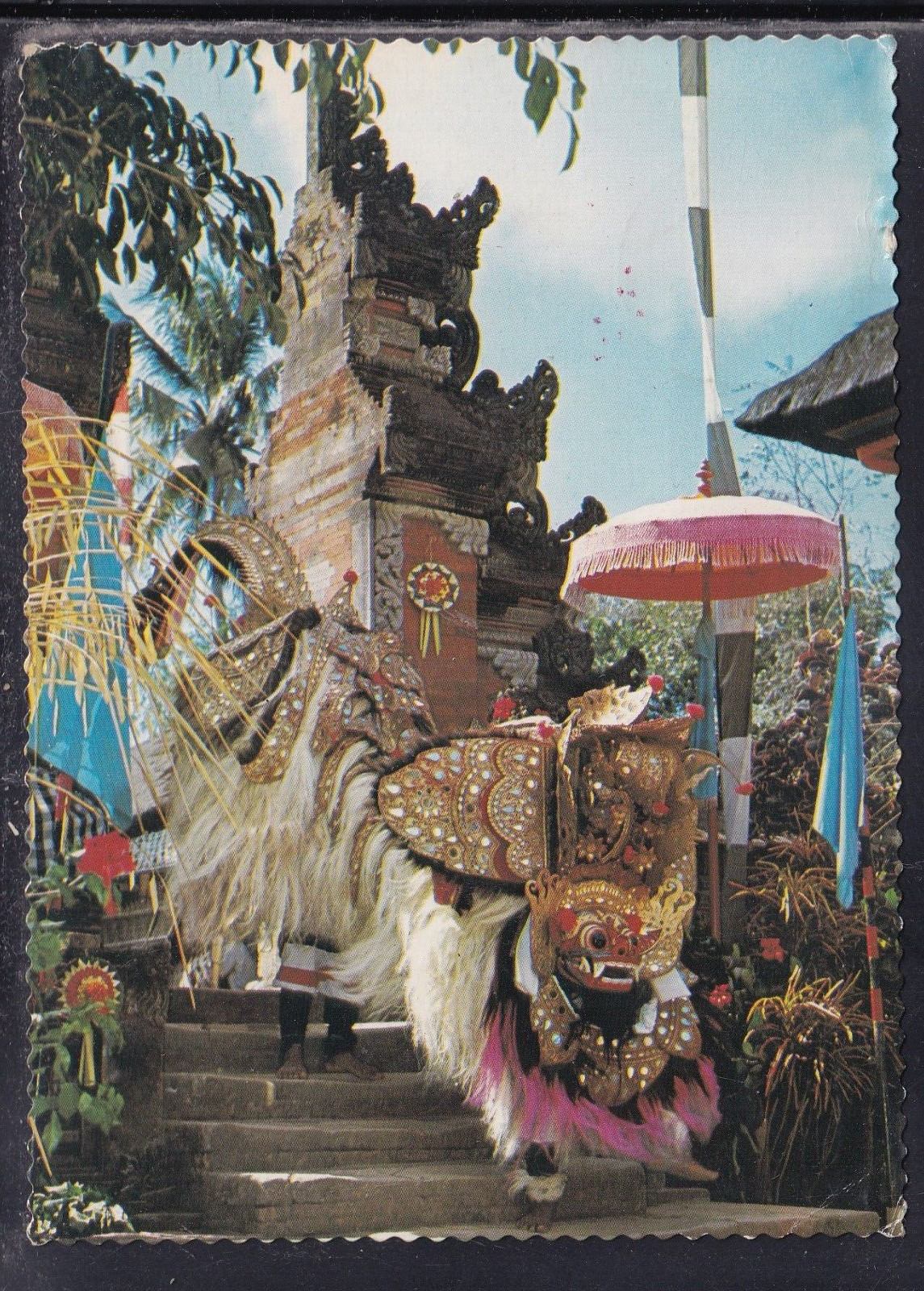 Cartolina Indonesia Bali Island Barong X112