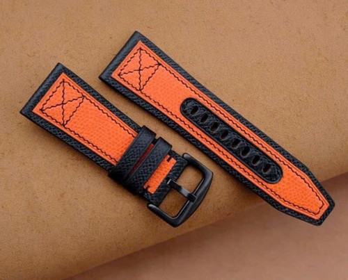 Genuine EpsomCow Skin Watch Strap Band Size 20 21 22 23 24 25 26mm - 第 3/10 張圖片