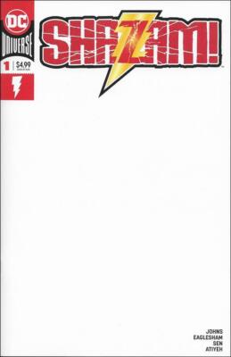 Blank SHAZAM DC Sketch Variant 9.4 NM Black Adam Captain Marvel