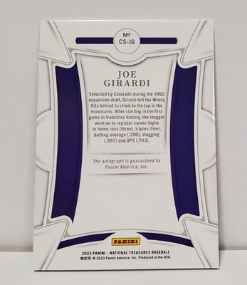 2023 National Treasures Century Signatures Joe Girardi Auto 24/25 