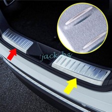 For Toyota Venza Harrier 2021-2023 Steel Rear Bumper Trunk Sill Protector Cover For Toyota Venza Harrier 2021-2023 Steel Rear Bumper Trunk Sill Protector Cover