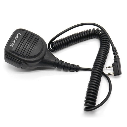 Microphone étanche PTT Radioddity pour GD-77 Baofeng UV-5R TYT 8000E Kenwood - Photo 1 sur 4