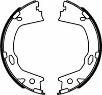 Hella 8DA 355 051-081 Bremsbackensatz, Feststellbremse FüR Hyundai