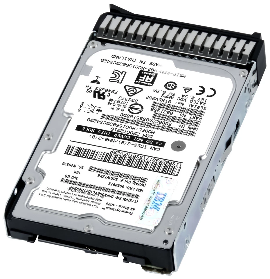 IBM 00E9972 300GB 15K 128MB SAS-3 2.5'' HUC156030CS4200 - Immagine 2 di 3