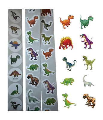 50x Dino Sticker Dinosaurier Aufkleber Basteln Kindergeburtstag mini Dinos