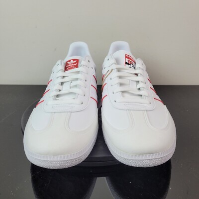 Adidas Originals Samba Vegan x Mickey Mouse White Sneakers GY1890 Men's Sz  9.5 | eBay