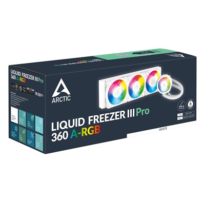 ARCTIC Liquid Freezer III Pro 360 AIO ARGB weiß CPU-Kühler mit P12 Lüfter