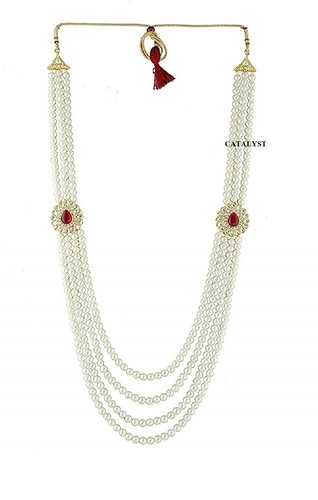 White Pearl Wedding Necklace Jewellery 