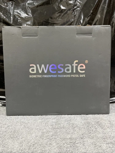 awesafe Biometric Lock Gun Safe - Black