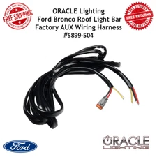 Oracle Lighting Auxiliary Light Bar Wiring Harnesses For Ford Bronco #5899-504