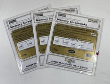 Pioneer Memory Scrapbooks Photo Album Refill RW-85 2004 8 1/2x11 NIP New 3 packs