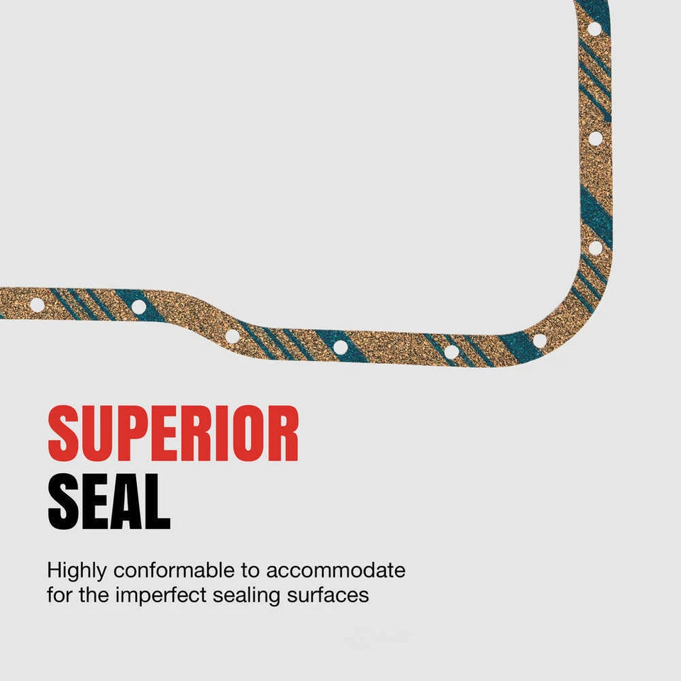 Engine Oil Pan Gasket Set fits 1959-1985 International Scout Scout II M1100 FEL - Image 3 of 4