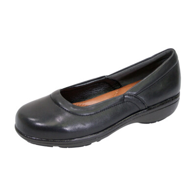    PEERAGE Vicky Women's Wide Width Casual Comfort Leather Loafers   