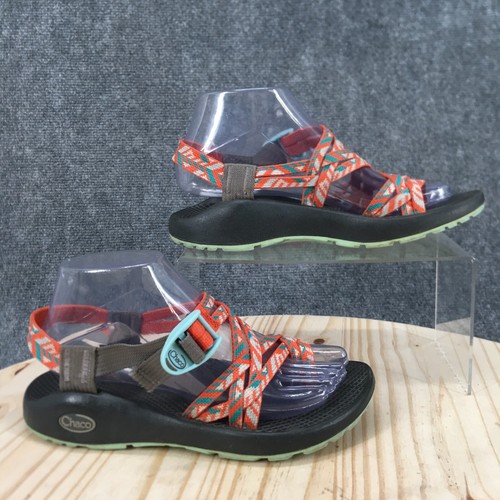 Chaco Hiking Sandals Womens 7 ZX/2 Classic Strappy Multicolor Buckle Hook 7 Loop