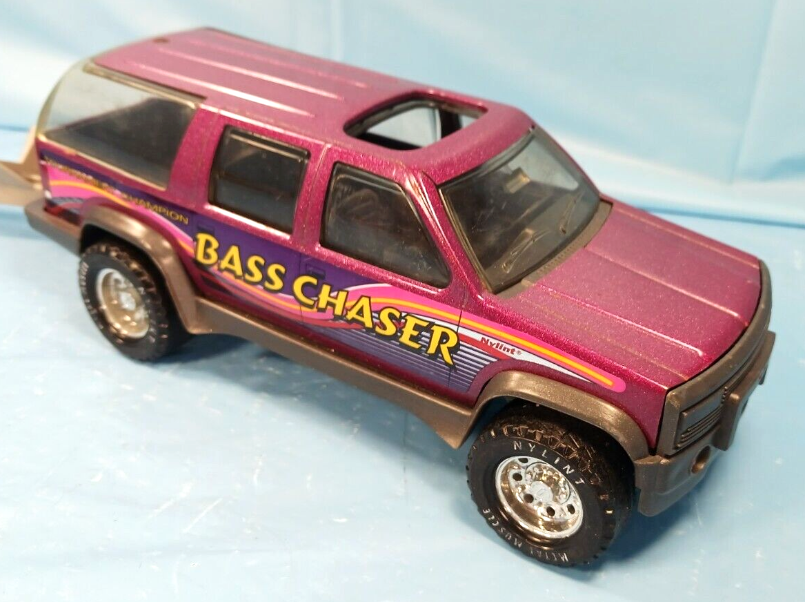 Nylint 1994 Pressed Steel Bass Chaser SUV Truck & Trailer. | eBay