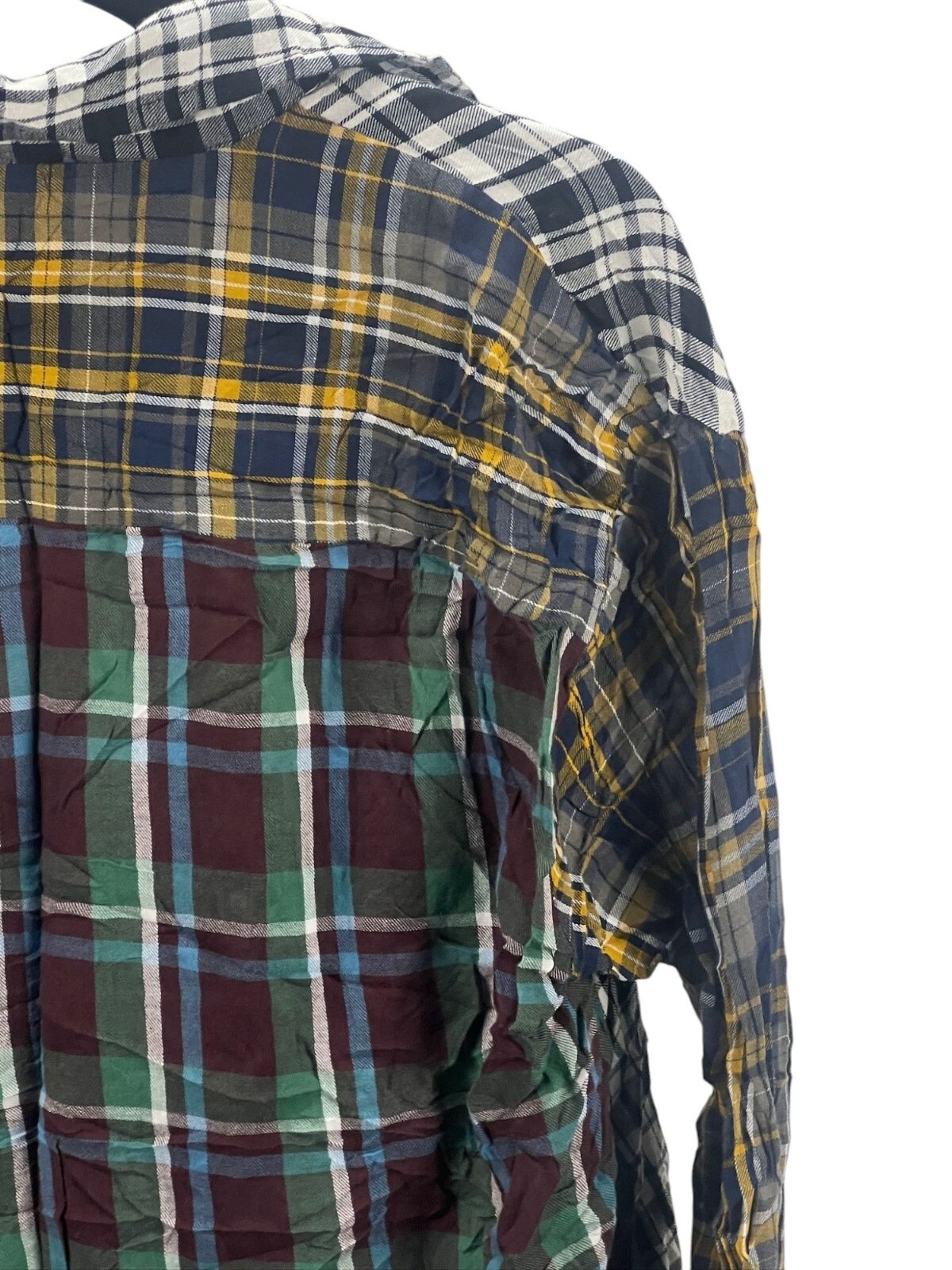 Live 4 Truth Patchwork Plaid Button-Up Shirt Mult… - image 10