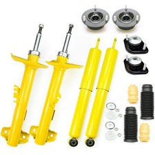 4 Sport-Stoßdämpfer front + heck + Domlager + Staubkappen für BMW E36 Compact