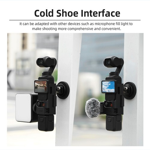 For DJI OSMO POCKET 3 Camera 1/4 Magnetic Car Bracket Base Mount Adapter Black - Picture 8 of 26
