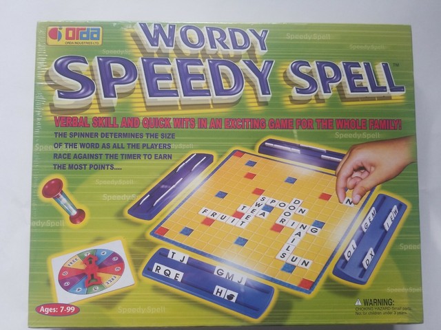 New In Original Packaging Orda Wordy Speedy Spell Board Game 2023 EBay