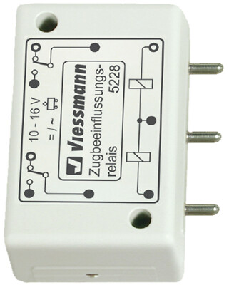 Viessmann 5228 -- Zugbeeinflussungsrelais bistabil 2x1UM negativ NEU und OVP