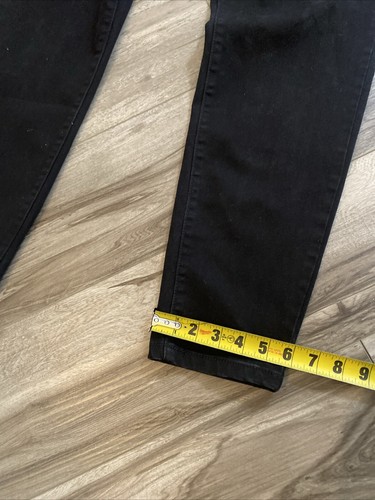 Style & Co Curvy Skinny Leg Women's Size 12 Black Denim Jeans Stretch Comfort - Picture 20 of 21