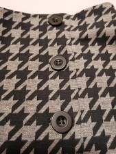 TCM Women Essentials by Tchibo Rock Minirock Karo kariert S 36/38 Grau-Töne Neu!