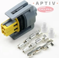 GM Delphi 2 Pin connector Kit GT150 3.5mm Centerline Pressure Sensor 22-20 AWG