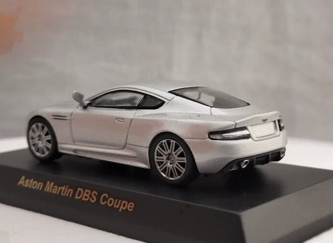 KYOSHO 1/64 Aston Martin DBS cupé plateado diecast modelo de coche de Japón Foto 4 de 4