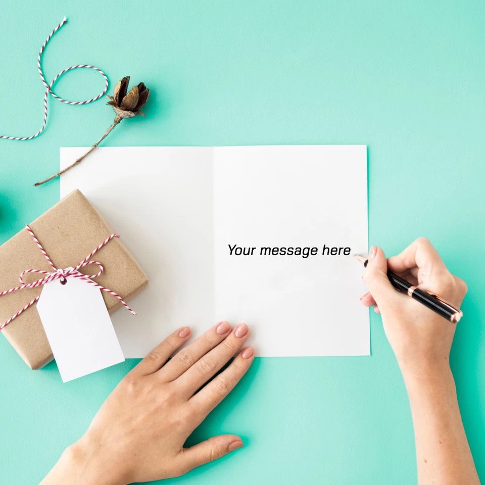 Divertida tarjeta del 14 aniversario, tarjeta para novio, novia, esposa, esposo. Foto 2 de 4