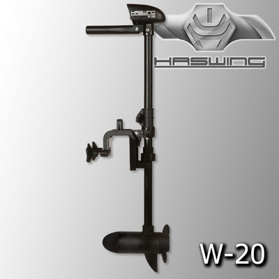 HASWING W-20 Elektro Außenborder 200W / 12V / 20lbs Aussenbordmotor  Bootsmotor