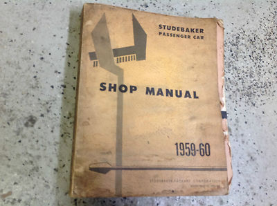 1959 1960 Studebaker Auto Service Werkstatt Reparatur Handbuch OEM Buch ORIGINAL