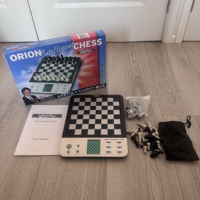 Orion Intelligent Chess Millennium Anatoly Karpov elektronisches Schachspiel in Schachtel