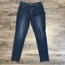 EXPRESS Jeans Women s Size 8 Blue Denim Cotto...
