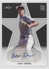 2020 Leaf Perfect Game National Showcase /50 Juan Correa #BA-JC3 Auto 0c6