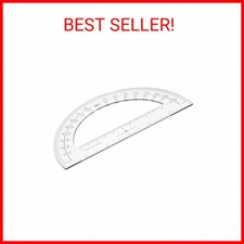 Sparco Plastic Protractor, 6-Inch Long, Clear SPR01490 