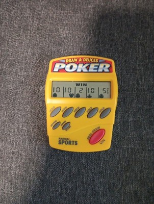 Radica Sports Draw and Deuces Poker - Handheld Electronic Video Game 3414
