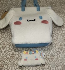 Loungefly Sanrio Cinnamoroll Sherpa New Bag with Coin Purse Wallet