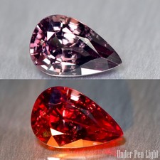 1.54Ct Sizzling Pear Cut_100% Natural Color Change Garnet Gemstone