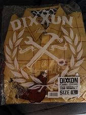 DIXXON "The Sheriff" Toy Story Woddy Tribute Flannel Sz L New In Bag