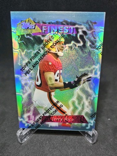 Jerry Rice [Refractor] #180 1995 Topps Finest card