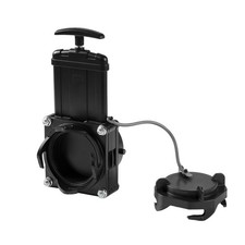 Short Bayonet Hook Twist-On Waste Valve RV Gate Valve Compatible with Most Br...