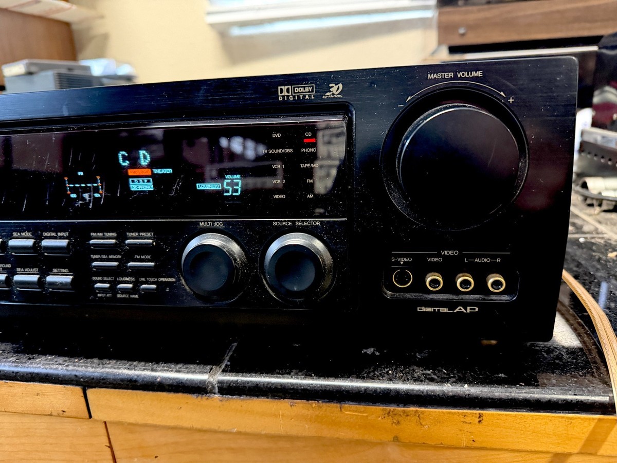 JVC RX-884V Audio/Video Control Receiver bundle with Remote
