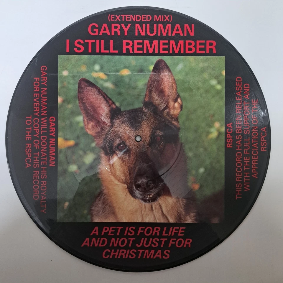 GARY NUMAN - I Still Remember (1986 UK 12" Vinyl Picture Disc single) NM - Image 2 of 3