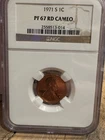 1971-S Lincoln Memorial Proof Cent 1C NGC PF67 RD Cameo