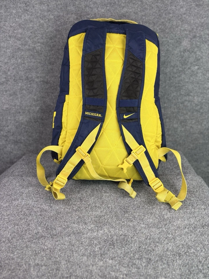 Nike Michigan Wolverines Navy Vapor Backpack School Sports - Image 4 of 4