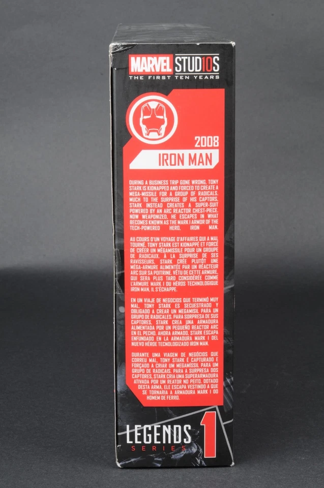 Marvel Legends 2017 primeros 10 años Iron Man Tony Stark Iron Mark I paquete de 2 nuevos Foto 2 de 4