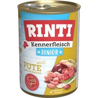 Rinti Kennerfleisch Junior Pute | 12X 400G Hundefutter