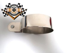 Harley SuperTrapp 3 1/2" fascetta di scarico acciaio inox strap silenziatore hangar EVO TC M8